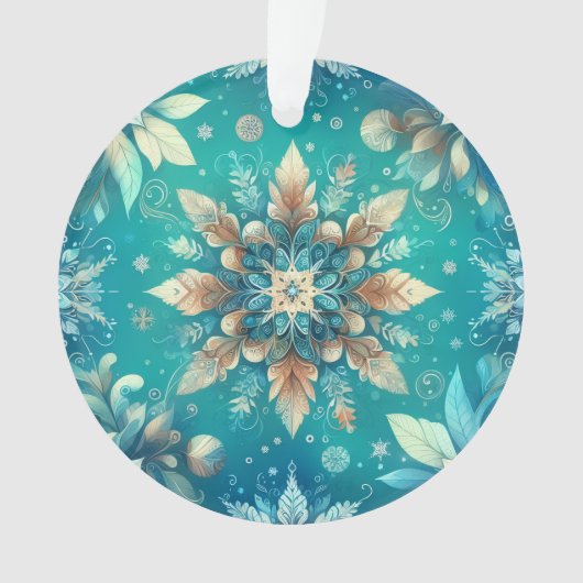 Winter Snowflakes  Ornament (Vorderseite)