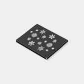 WINTER SNOWFLAKES POST-IT KLEBEZETTEL (angewinkelt)