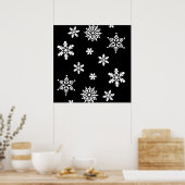 WINTER SNOWFLAKES POSTER (Küche)