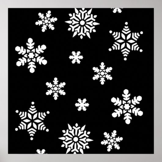 WINTER SNOWFLAKES POSTER (Vorne)