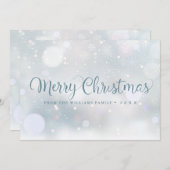 Winter Snowflakes Script Frohe Weihnachten (Vorne/Hinten)