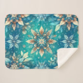 Winter Snowflakes  Sherpadecke (Vorderseite (Horizontal))