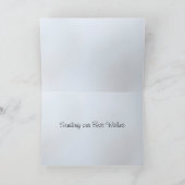 Winter Snowglobe Karte (Innenseite)