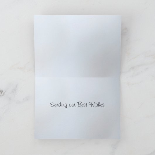 Winter Snowglobe Karte (Innenseite)