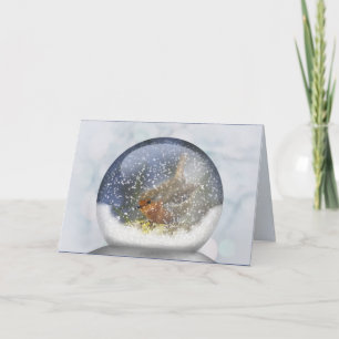 Winter Snowglobe Karte