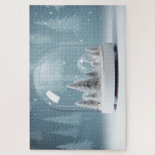 Winter Snowglobe Puzzle (Vertikal)