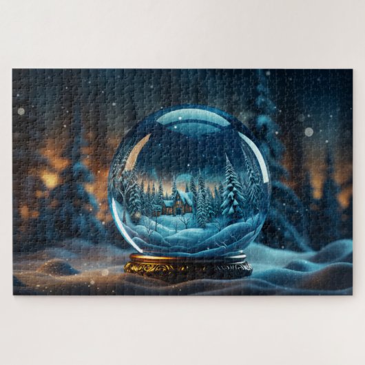 Winter Snowglobe Puzzle (Horizontal)