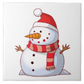 WINTER SNOWMAN FLIESE (Vorderseite)