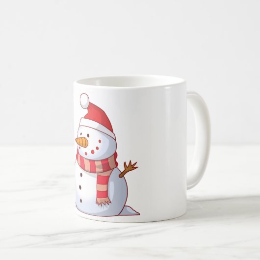 WINTER SNOWMAN KAFFEETASSE (VorderseiteRechts)