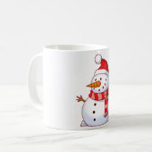 WINTER SNOWMAN KAFFEETASSE (Vorderseite Links)