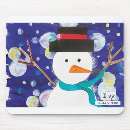Winter Snowman Mousepad (Vorne)