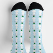 Winter Snowman Pattern Socken (Oben)