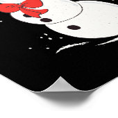Winter Snowman Poster (Ecke)