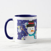 Winter Snowman Tasse (Links)