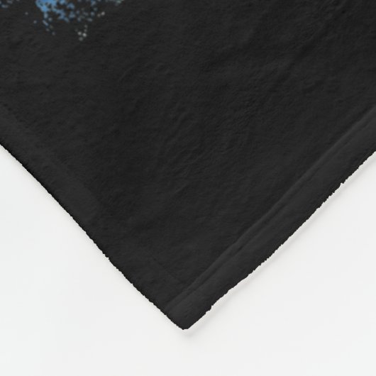 Winter Snowman Van Gogh Starry Night Christmas Fleecedecke (Ecke)