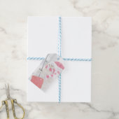 Winter Snowman Weihnachtsgeschenke Tags Geschenkanhänger (Mit Garn)