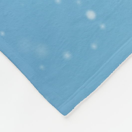 Winter Snowy Forest Landscape Fleecedecke (Ecke)