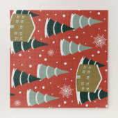 Winter Snowy Pine Wonderland Puzzle (Horizontal)