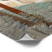 Winter Snowy Quilt Poster (Ecke)