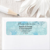 Winter Snowy Return-Adressetikett (Insitu)