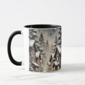 Winter Snowy Scene Mug Tasse (Links)