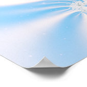 Winter Snowy Spiral Poster (Ecke)