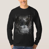 Winter Snowy Trees | Snowy Forest Print in Shirt (Vorderseite)