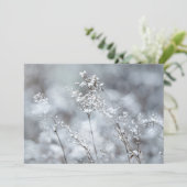 Winter Softness, snowy Feiertagskarte (Stehend Vorderseite)