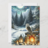 Winter Solstice Abendessen Einladung (Rückseite)