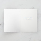 Winter Solstice Cat und Hund Niedlich Gedicht Urla Karte (Innenseite)