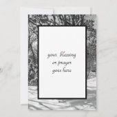 Winter Solstice - Flat Card segnen Feiertagskarte (Rückseite)