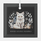 Winter Solstice Fox Ornament (Vorderseite)