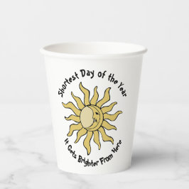 Winter Solstice Gedicht Pappbecher