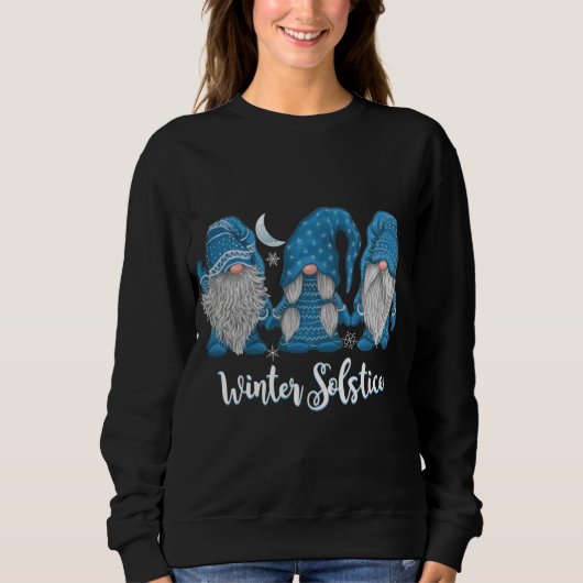 Winter Solstice Gnomes Solar Event Winter Gnomes S Sweatshirt (Vorderseite)