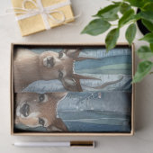 Winter Solstice Goddess Forest Themed Tissue Paper Seidenpapier (Geschenk)