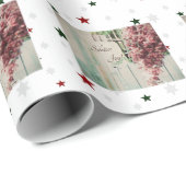 Winter Solstice Joy Dezember Berries Geschenkpapier (Rolleneckpunkt)