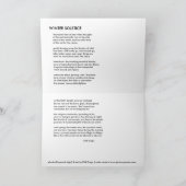 WINTER SOLSTICE KARTE (Innenseite)