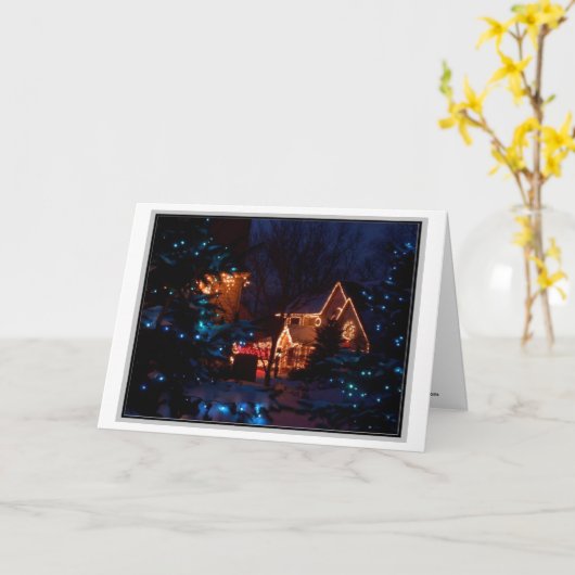 WINTER SOLSTICE KARTE (Gelbe Blume)