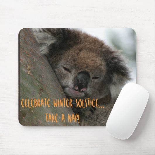 Winter Solstice Koala Mousepad (Mit Mouse)