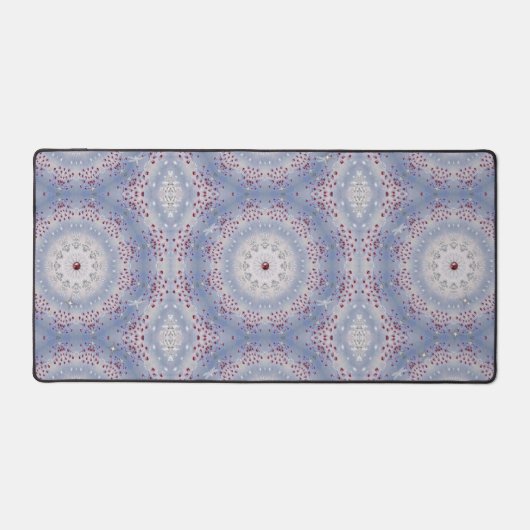 Winter Solstice Mandala Schreibtischunterlage (Vorderseite)