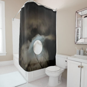 Winter Solstice Moon Celestie Art Duschvorhang