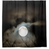 Winter Solstice Moon Celestie Art Duschvorhang (Vorderseite)