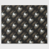 Winter Solstice Moon Celestie Art Geschenkpapier (Flach)