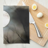 Winter Solstice Moon Celestie Art Geschirrtuch (Viertel Falte)