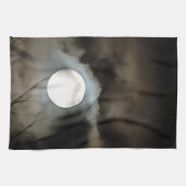 Winter Solstice Moon Celestie Art Geschirrtuch (Horizontal)