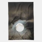 Winter Solstice Moon Celestie Art Geschirrtuch (Vertikal)