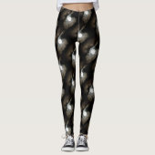 Winter Solstice Moon Celestie Art Leggings (Vorderseite)
