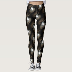 Winter Solstice Moon Celestie Art Leggings