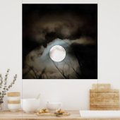 Winter Solstice Moon Celestie Art Poster (Küche)