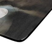 Winter Solstice Moon Celestie Art Schneidebrett (Ecke)